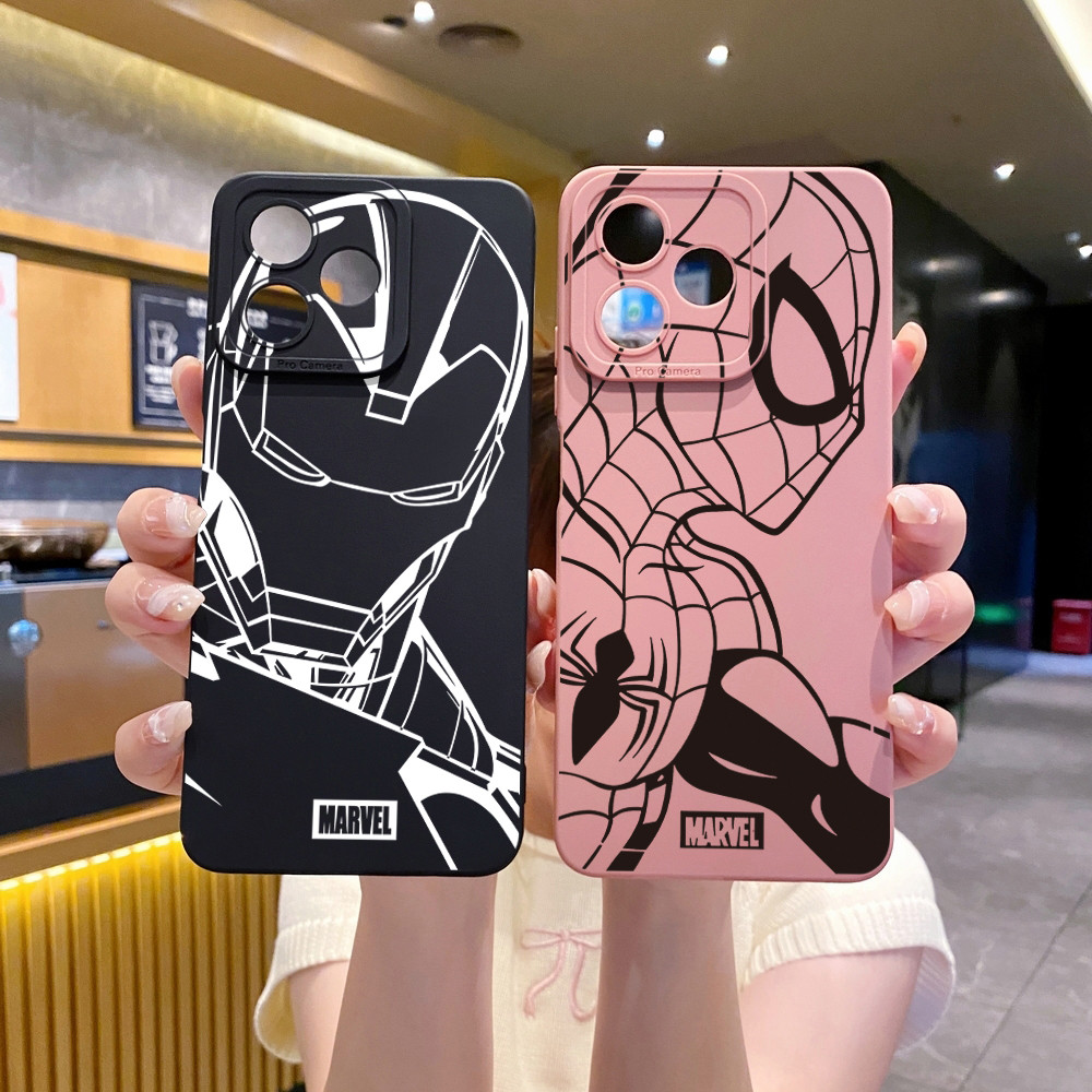 เข้ากันได้กับ OPPO Reno11 Reno12 F Reno8 Z 5G Reno14 Reno13 F เคส Spider-Man TY Cover