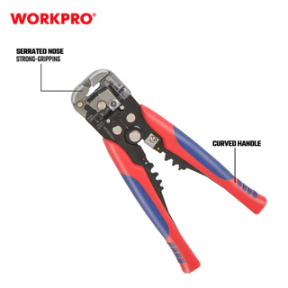GlobalHouse WORKPRO คีมปอกย้ำสายไฟอัตโนมัติ 3-in-1 รุ่น WP291007 สินค้าของแท้คุณภาพดี