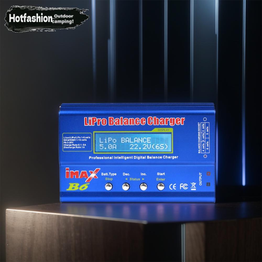 IMAX B6 80W NiMh แบตเตอรี่เครื่องชาร์จดิจิตอลสมดุลสําหรับเฮลิคอปเตอร์ RC