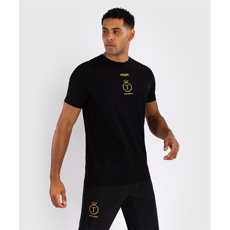 Ven-Um Topuria Boxing Muay Thai Cotton T-Shirt สำหรับการฝึกซ้อมและสวมใส่ประจำวัน 1028