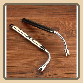 ปืนจุดเตาแก็ส ไฟแช็คไฟฟ้า ไฟแช็กสนาม ที่จุดไฟเตา ที่จุดเตาพกพา ที่จุดเตาแก็ส USBชาร์จได้ ป้องกันลม