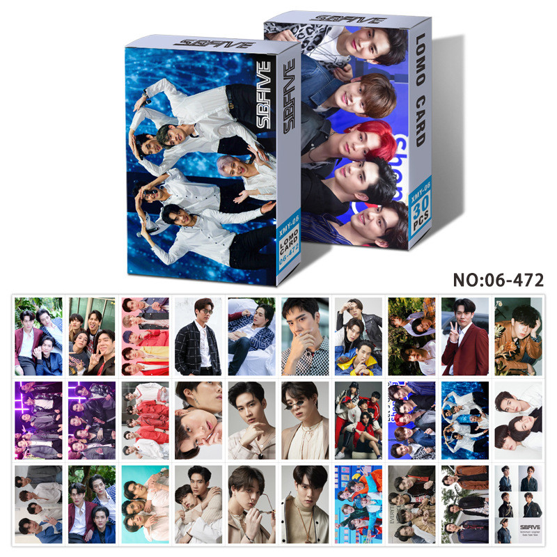 การ์ด LOMO 30 ใบ Thai Star TEPT Boun-Prem Chap SBFIVE การ์ดอวยพรสินค้าการ์ดอวยพร