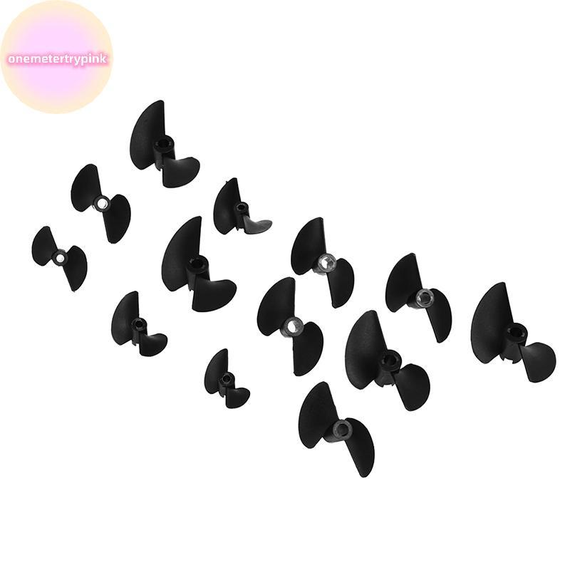 ONEPINK RC Boat Model Two-des Propeller CW Nylon Paddle P40 Boat Shaft Propeller เส้นผ่านศูนย์กลาง 2