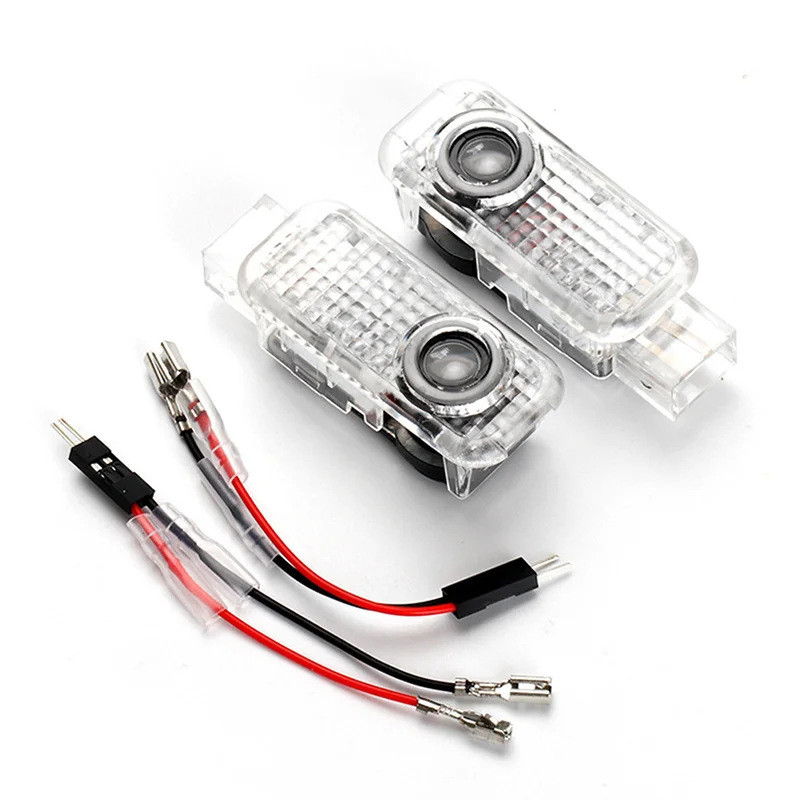 ไฟต้อนรับเหมาะสําหรับไฟต้อนรับ Audi A6L/A4L/A3/A5// Q3/Q5/Q7 ไฟประตู Audi Projection Light/10.16