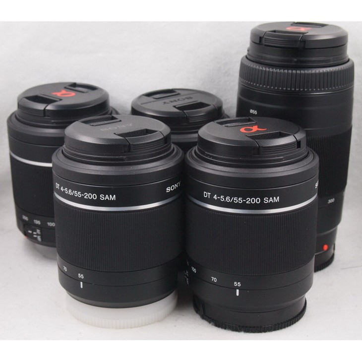 Sony SLR a Port DT 55-200mm SAM เลนส์เทเลโฟโต้ 75-300 55-300 70-300 ssm