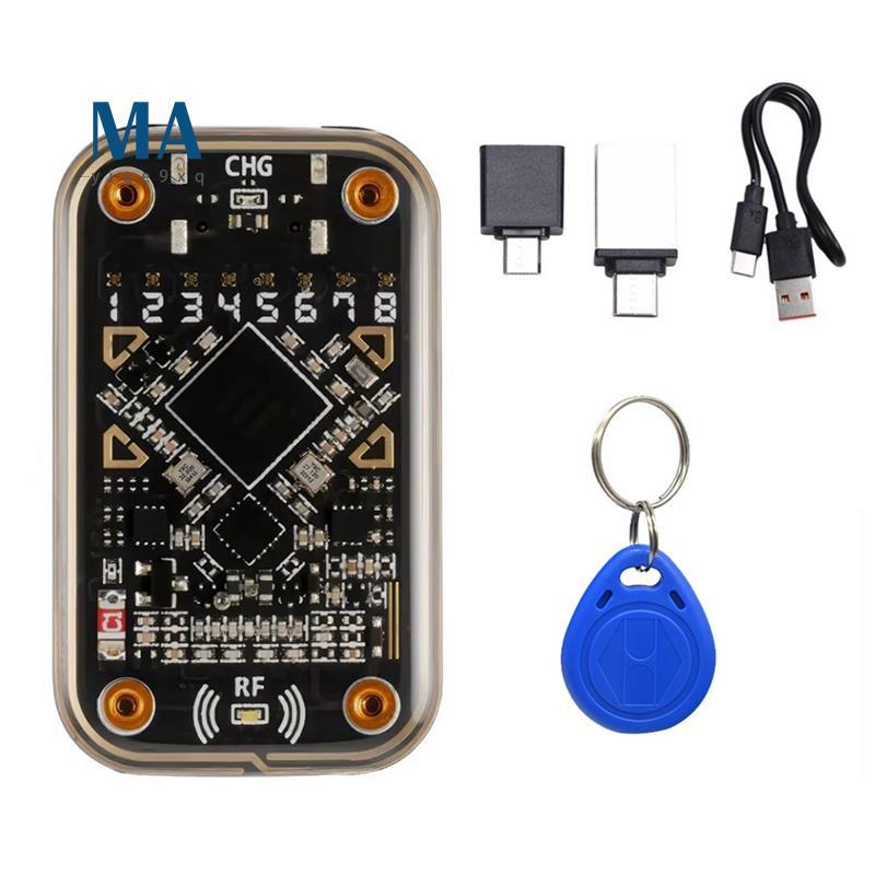 Meige9xqChameleon Ultra Contactless Smart Card Emulator RFID Smart Chip Reader + T5577 พวงกุญแจเข้าก