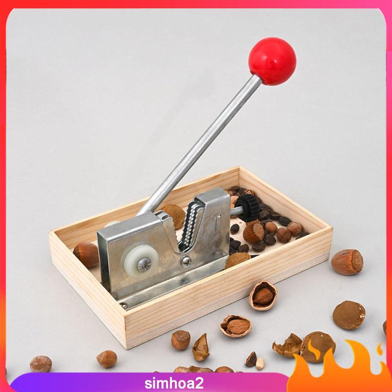 [Simhoa2] Nut Cracker Tool การออกแบบหยักสําหรับงานหนักสําหรับ Pecans, อัลมอนด์ปรับได้