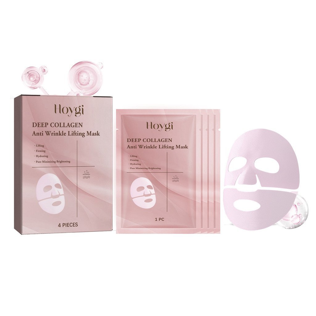 Hoygi Collagen Anti-Wrinkle Moisturizing Mask (กล่อง) Brightening Rejuvenating Nourishing Every นิ้ว