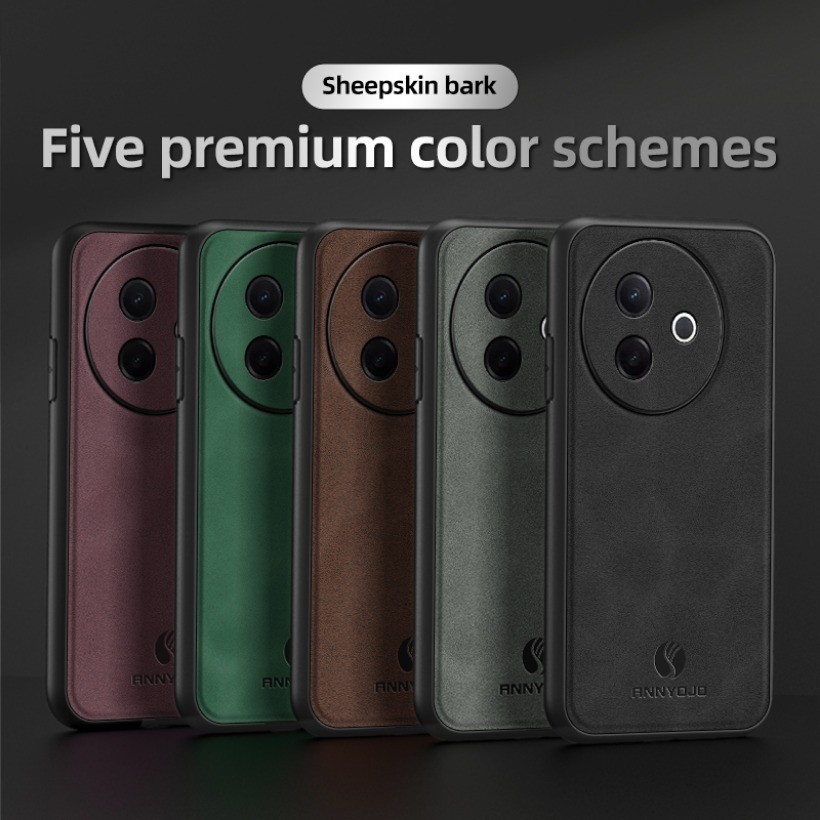 Matte Plain Case สําหรับ Vivo Y39 5G กรณีแม่เหล็กในตัวแผ่น PU หนัง Hard ฝาหลัง Matte Case สําหรับ Vi