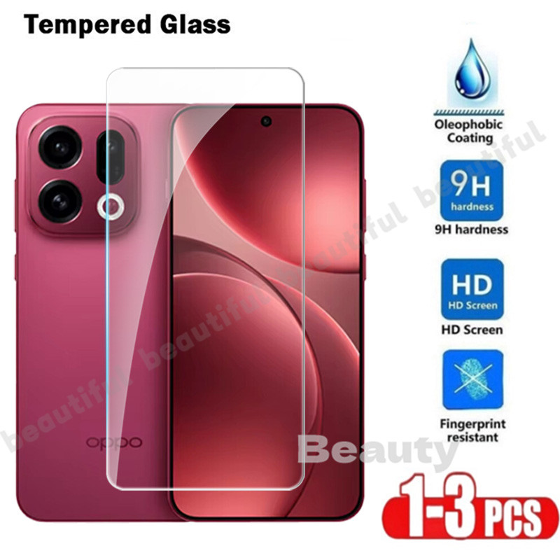กระจกป้องกันโปร่งใสสําหรับ OPPO Find X9 Pro X9Pro X 9 X8 Ultra S X8S + X8Ultra FindX9Pro OPPOFindX9 9H ป้องกันหน้าจอกระจกนิรภัยป้องกันฟิล์มแก้วฟิล์มด้านหน้าที่ชัดเจนฟิล์ม