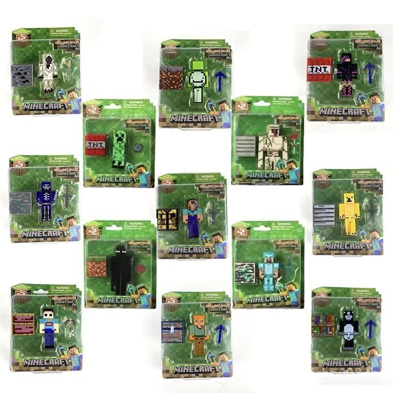 Hand-Made Building Block Minifigure Armor Mrs. Steve Doll Model สินค้าตกแต่งเค้ก LO7V