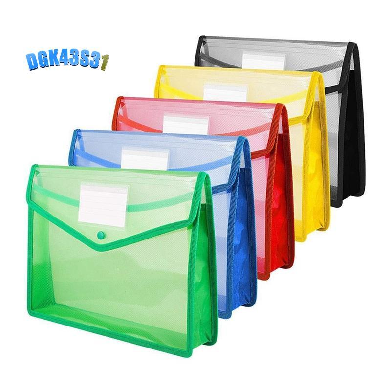 dgk43s31Folder Envelope Expansion File Wallet Plastic Wallets Storage File Folder with Snap Buckle a