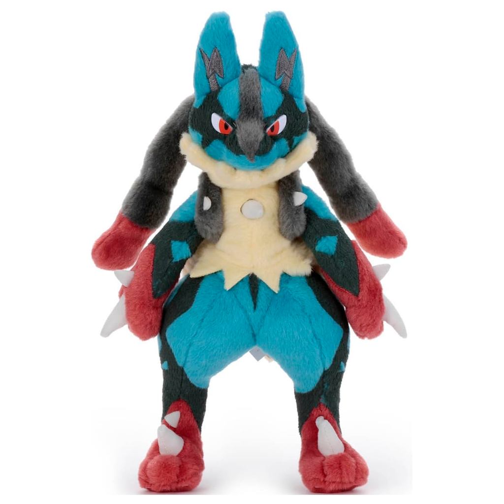TAKARATOMY A.R.T.S Pocket Monsters Pokémon You Choose! Mega Lucario Plush, approx. 28cm tall.ㅤDirect