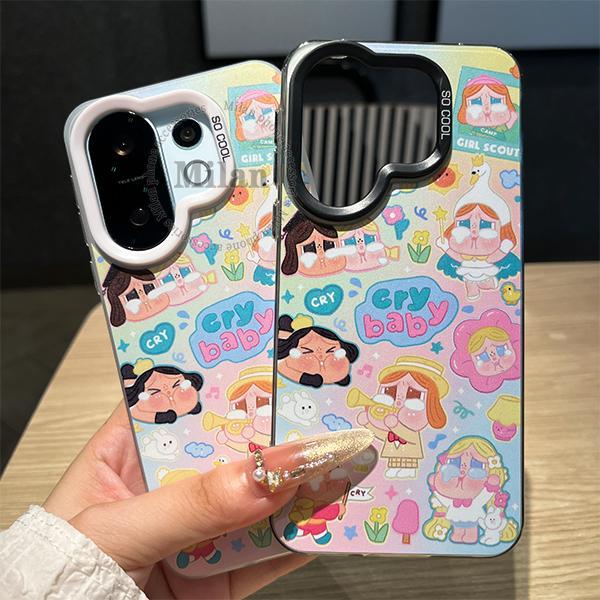 เคส Vivo X200 FE ลายการ์ตูนสีสันสดใสพร้อมลายเด็กทารกร้องไห้ เคสโทรศัพท์มือถือแบบครอบเต็มตัว กันกระแทก เปลือกแข็ง