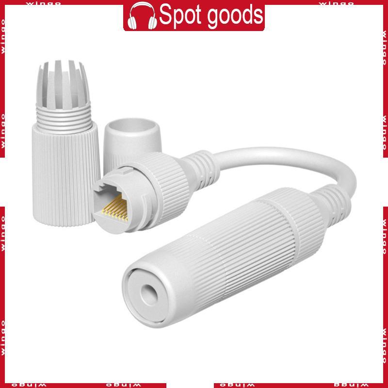 WIN RJ45 ขั้วต่อกันน้ํา IP67 Ethernets RJ45 Couplers การส่งผ่าน Gigabits