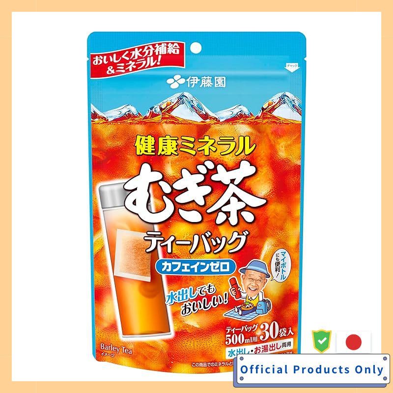 Ito En Health Mineral Barley Tea Teabags 3.8g x 30 Bags Decaf Non-Caffeine