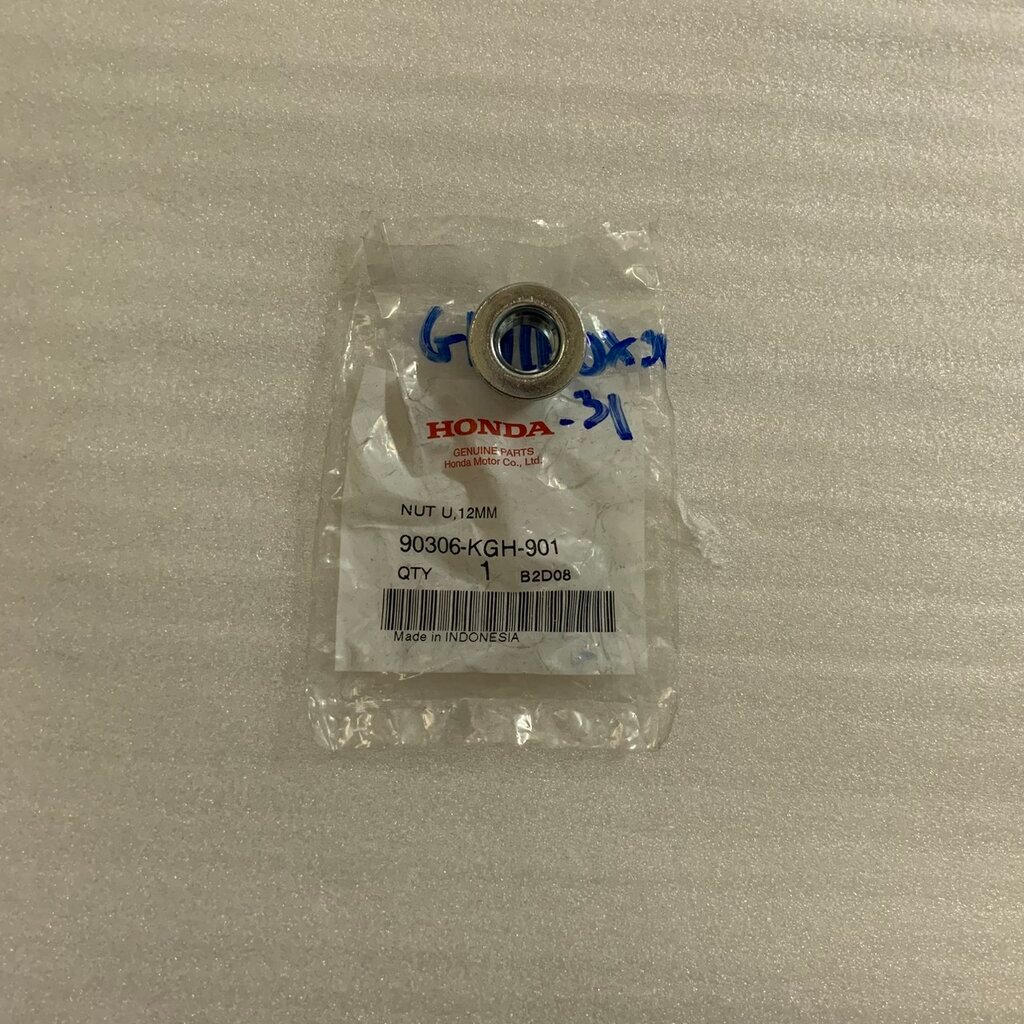 90306-KGH-901 น็อต, U, 12 มม. (FUJI SEIMITSU) WAVE125i 2004-2020, SONIC(2004) ,PCX150 HONDA