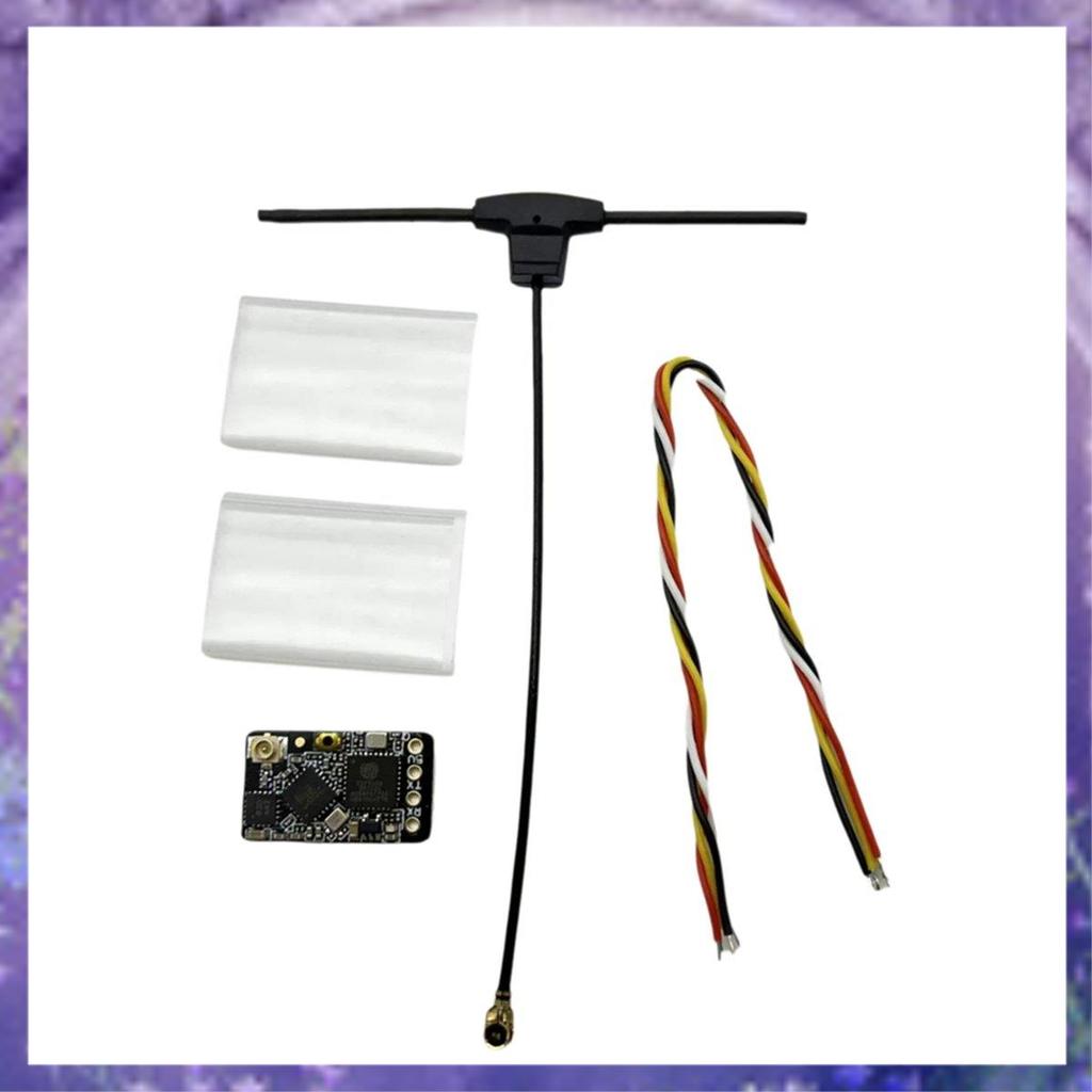 ตัวรับสัญญาณ Nano RX พร้อม T-เสาอากาศสําหรับจัมเปอร์ TX16S FPV RC Racing Drone RX