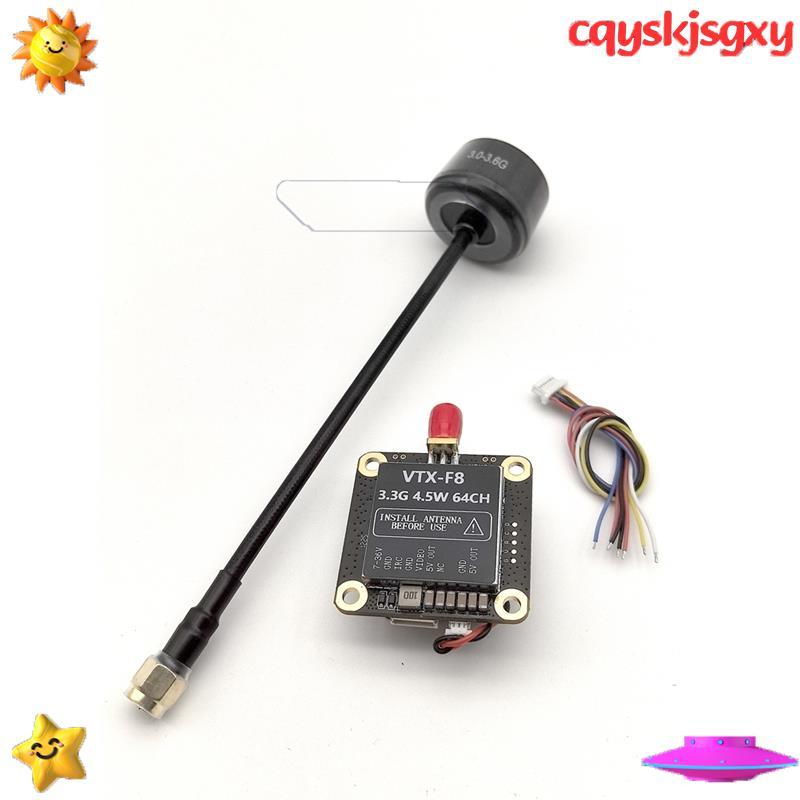 VTX-F8 3.3G 4500mW VTX 64CH (3060-3500MHz)FPV เครื่องส่งสัญญาณการส่งภาพระยะไกลไร้สาย, การติดตั้งทาวเ