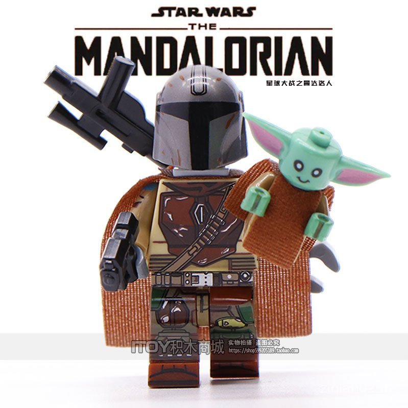 บล็อกตัวต่อจีน Starwars Star Wars Building Blocks WM899A Mandalorian baby Yoda ประกอบของเล่น