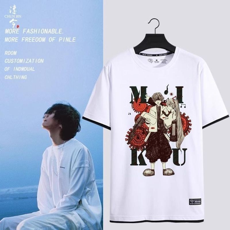 Baye Mijin Xuanshi Lemon เสื้อยืดแขนครึ่ง ผ้าฝ้ายแท้ ยอดนิยม