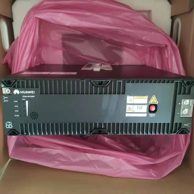 Huawei ESM-48100B1 แบตเตอรี่ลิเธียมเหล็กฟอสเฟต 48V100AH RV เก็บพลังงานอุปกรณ์สื่อสารพลังงานแสงอาทิตย