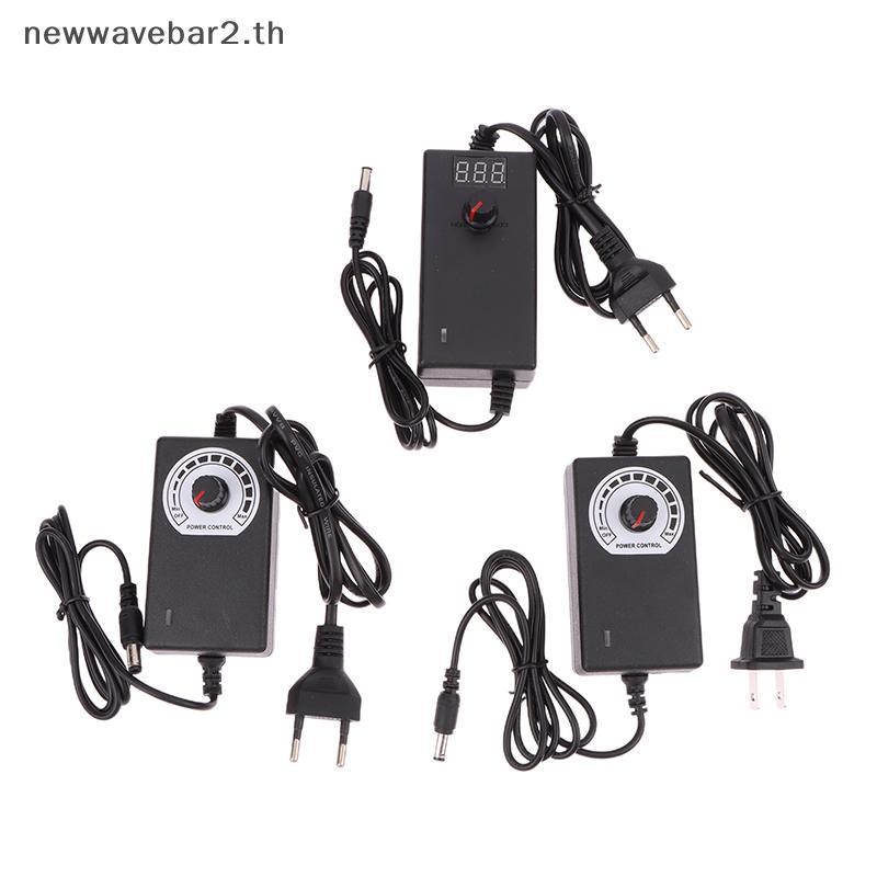 # waveba # ปรับได้ 3V 9V 12V 24V 1A 2A Universal AC/DC Adapter Display Screen Voltage พาวเวอร์ซัพพลา