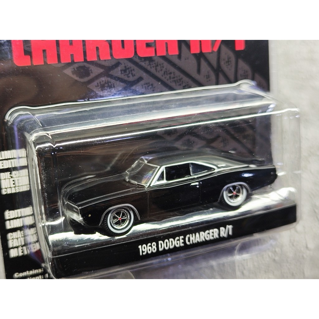 1: 64 GreenLight GreenLight 1968 DODGE CHARGER R/T DODGE War Horse โมเดลรถโลหะผสม