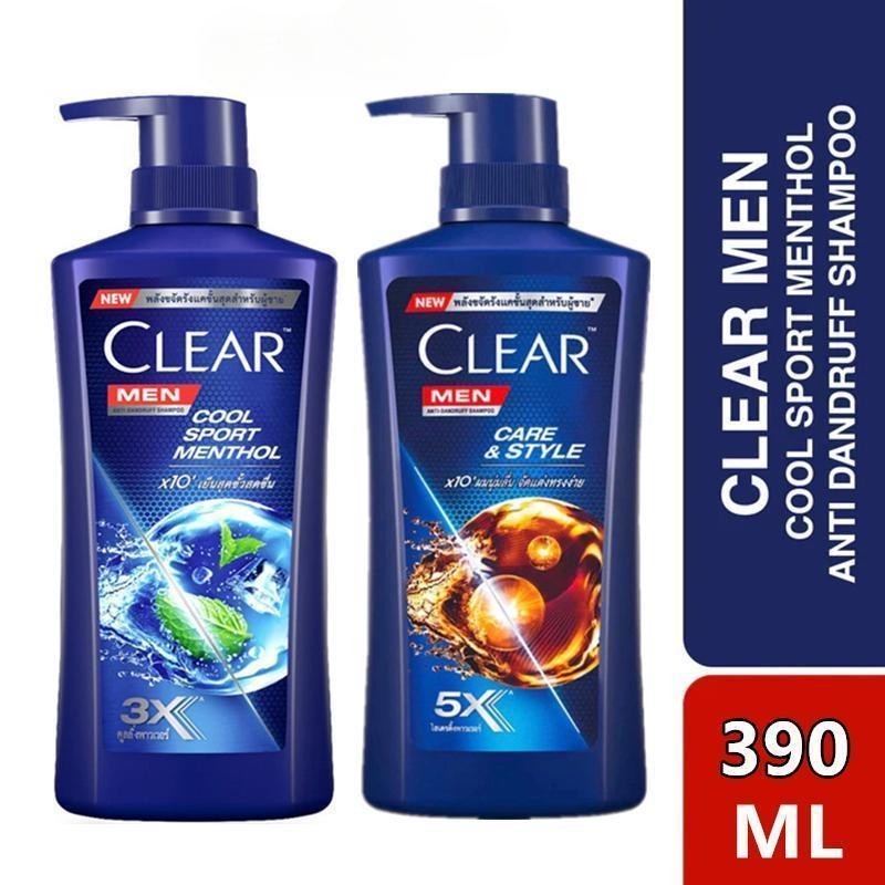 เคลียร์ Clear 390ML แชมพูเคลีย ยาสระผม แชมพูสระผม แชมพูขจัดรังแค สูตร เคลียร์แชมพู 390-400 มล.Clear 