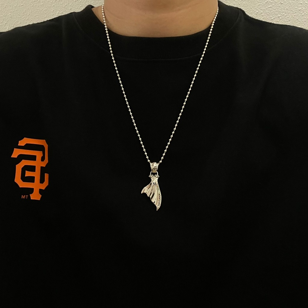 Sihan Silver Workshop สร้อยคอหางปลาวาฬเงินสเตอร์ลิง BWL925 สำหรับทั้งชายและหญิง