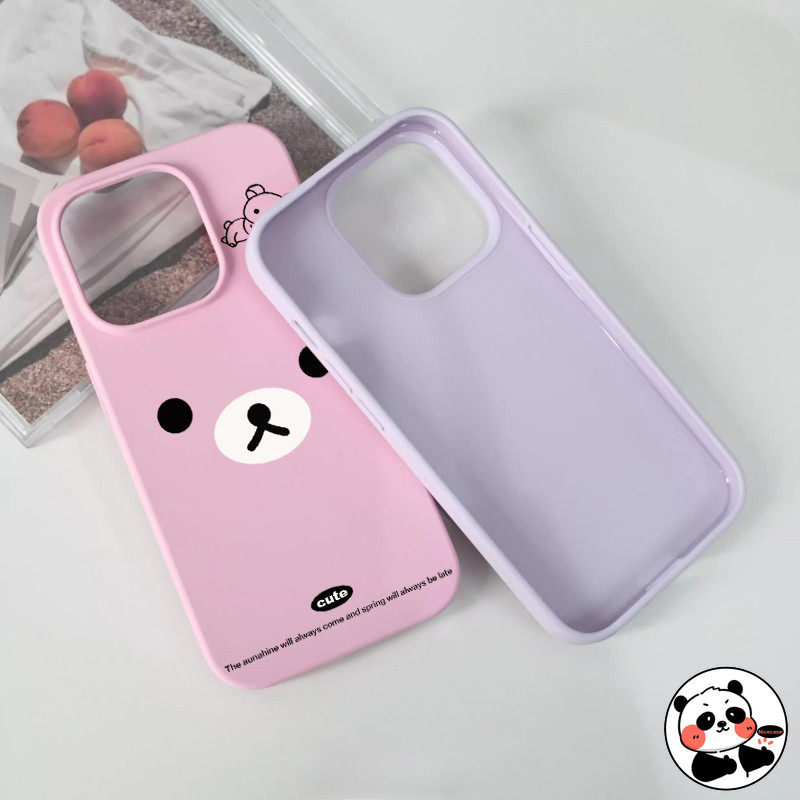 Macaron สีน่ารัก Rilakkumaเคสโทรศัพท์สําหรับOPPO Reno 14 13 11 9 Pro 8Z 7Z 8 7 Lite 5G Reno14 Reno13 หรูหราการ์ตูนSoft Candyปลอก ราคา ถูกที่สุด ดีลบีเคเค แกลเลอรีภาพที่ 3