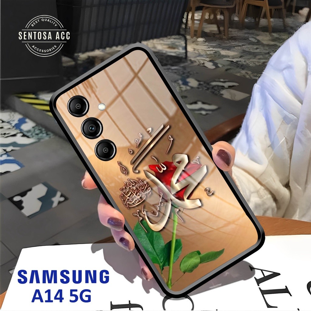 Softcase Glass Kaca SAMSUNG A14 (5G) - เคส HP SAMSUNG A14 (5G) [ S85 ].