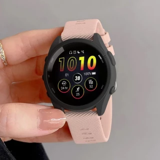 สายซิลิโคน for Garmin Forerunner 165 55 158 570 42mm/vivoactive 5/Active /Bounce/VivoMove/Venu/approach วงนุ่มกีฬา