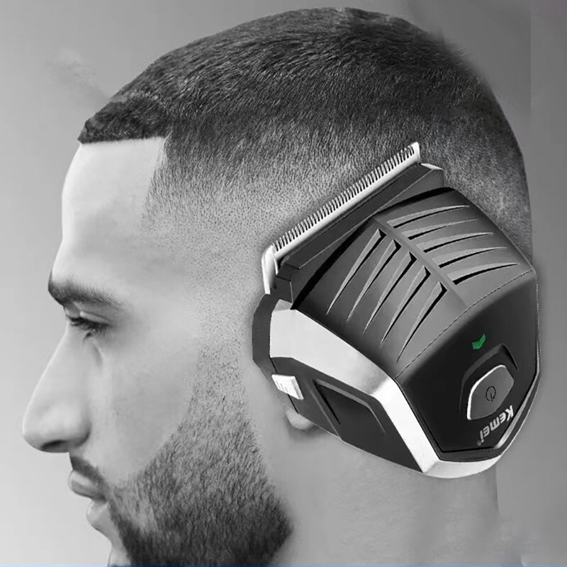 Kemei Hair Clipper Professional Electric Hair Beard Trimmer 0.1mm Bald Head Self Hair Cutting Machin