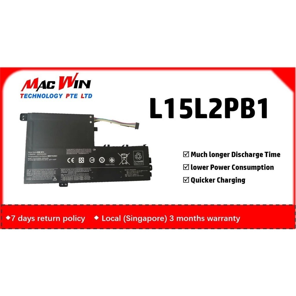 Battery for Flex Yoga 7.5V 35Wh 2 Cell Battery L15L2PB1 5B10M50524