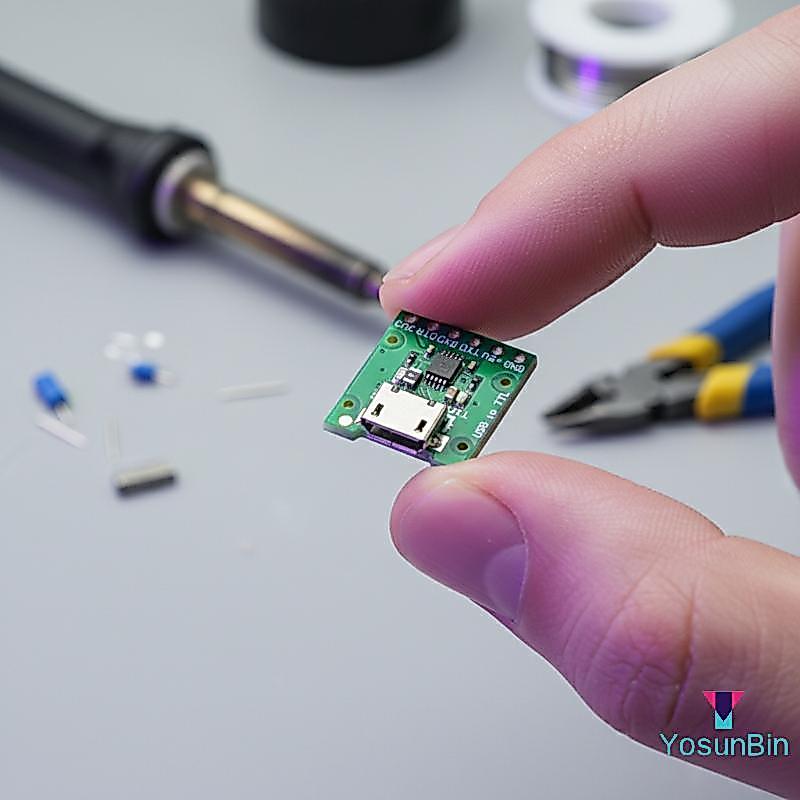 YosunBin] CH340E CH9340C USB To TTL Serial Module Pro Mini Downloader Replacement สําหรับ CH340G CH3