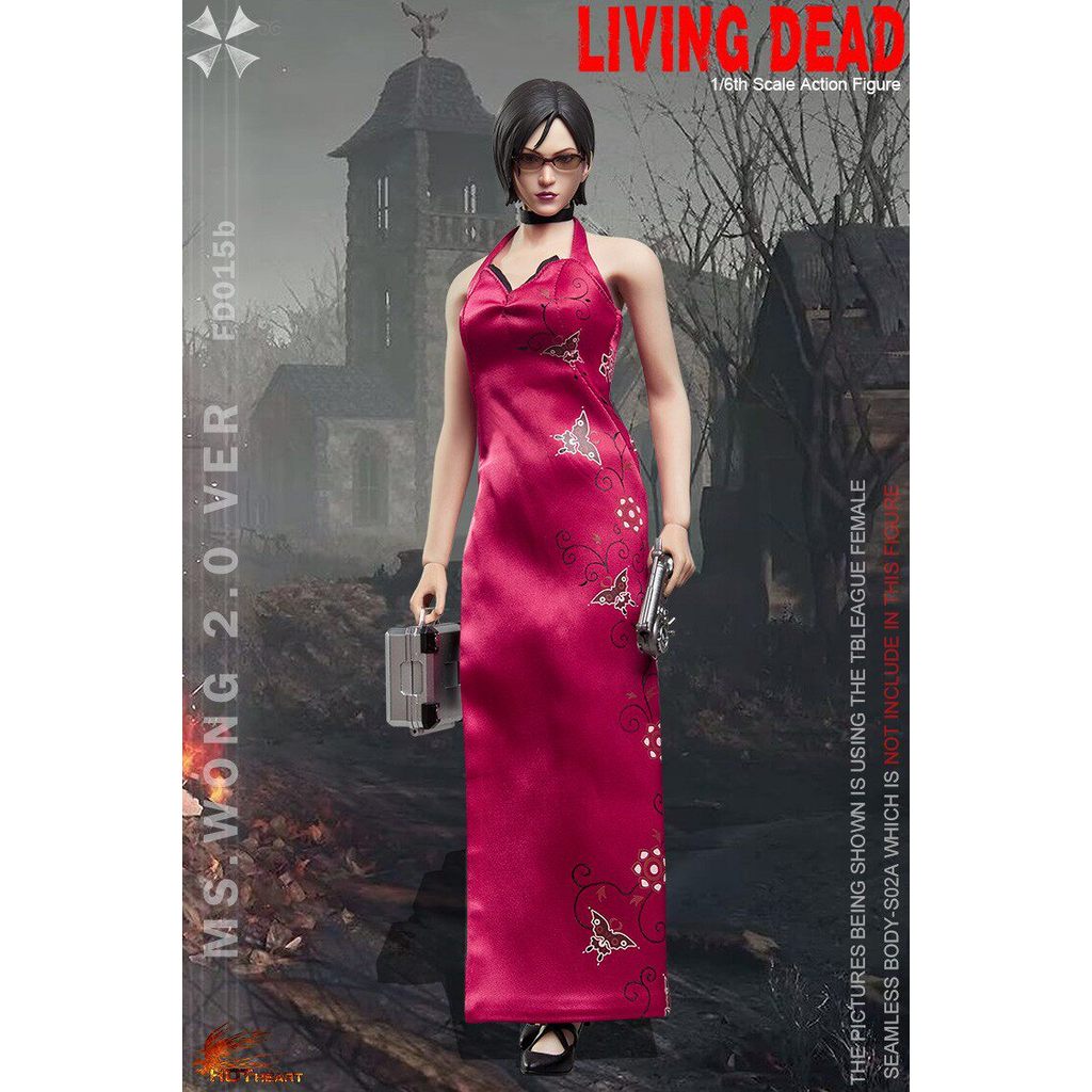 [Boutique] Ready Stock Hot Heart FD015 Zombie Killer Female Spy Ms. วงศ์ 2.0 1/6 เคลื่อนย้ายได้