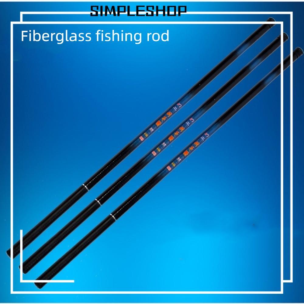 SIMPLESHOP ชุดเบ็ดตกปลา, คันหล่อแก้ว Fibre เบ็ดตกปลาครบชุด, อุปกรณ์ตกปลาสําหรับเดินทาง Telescopic 2.1 m-7.2 m คาร์บอน Fibre Fishing Pole Fishing