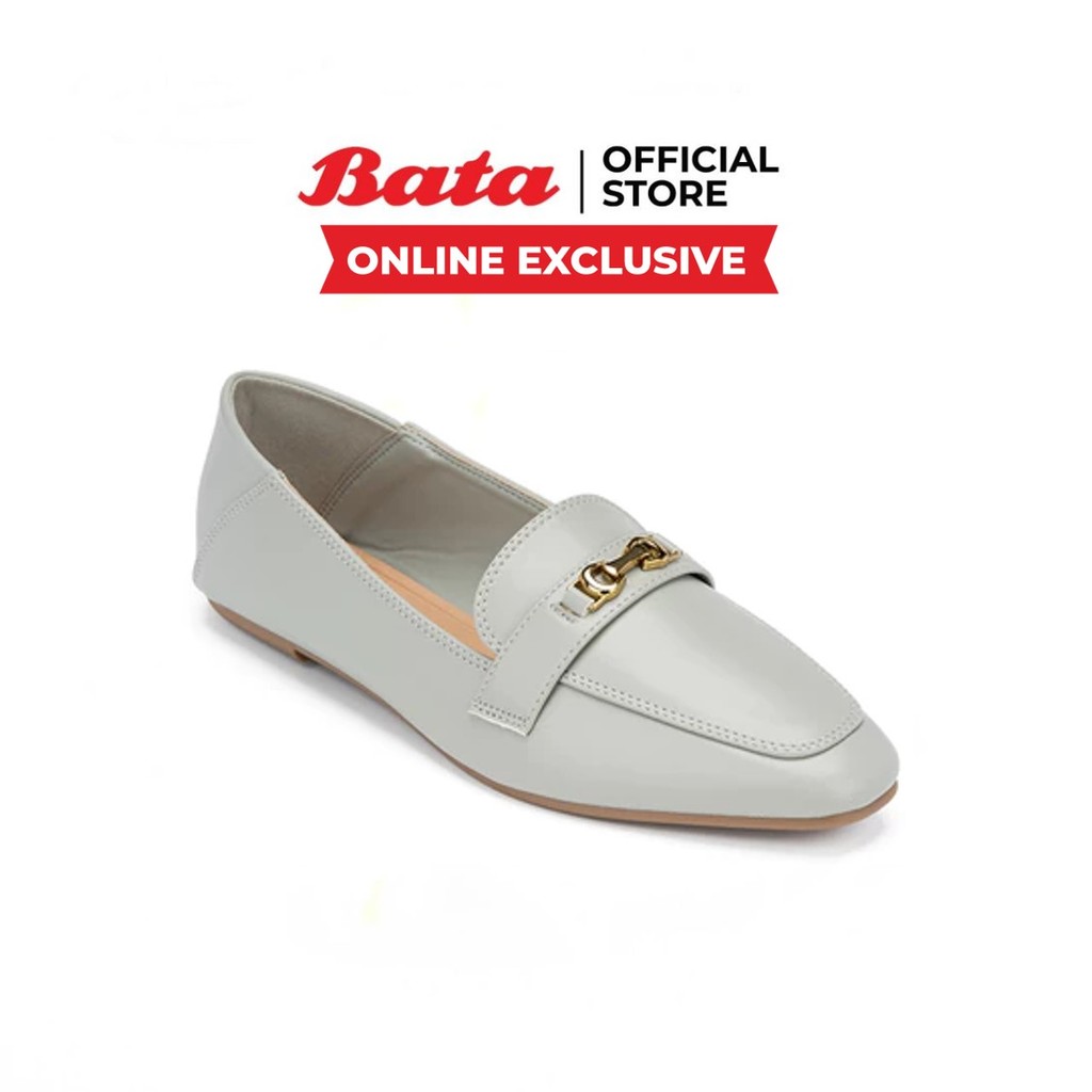 Online Exclusive Bata รองเท้าแบบสวม สำหรับผู้หญิง รุ่น BEVIE สีดำ 5806245 สีเบจ 5808245 สีเขียว 5807245