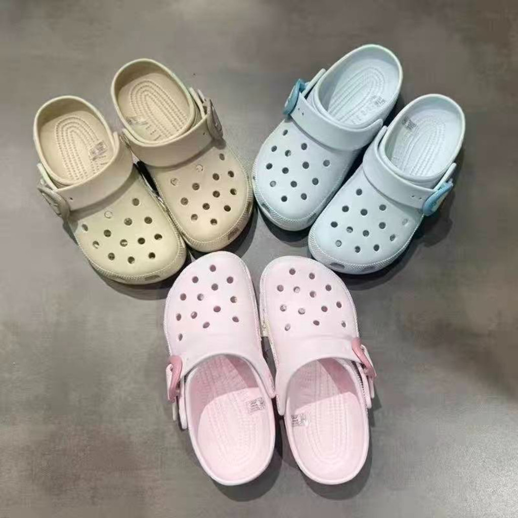 Wakai รองเท้าแตะกันน้ําสําหรับบุรุษและสตรี Cr0s Bayaband Clog Baya Band Clogs ต้นฉบับสบาย