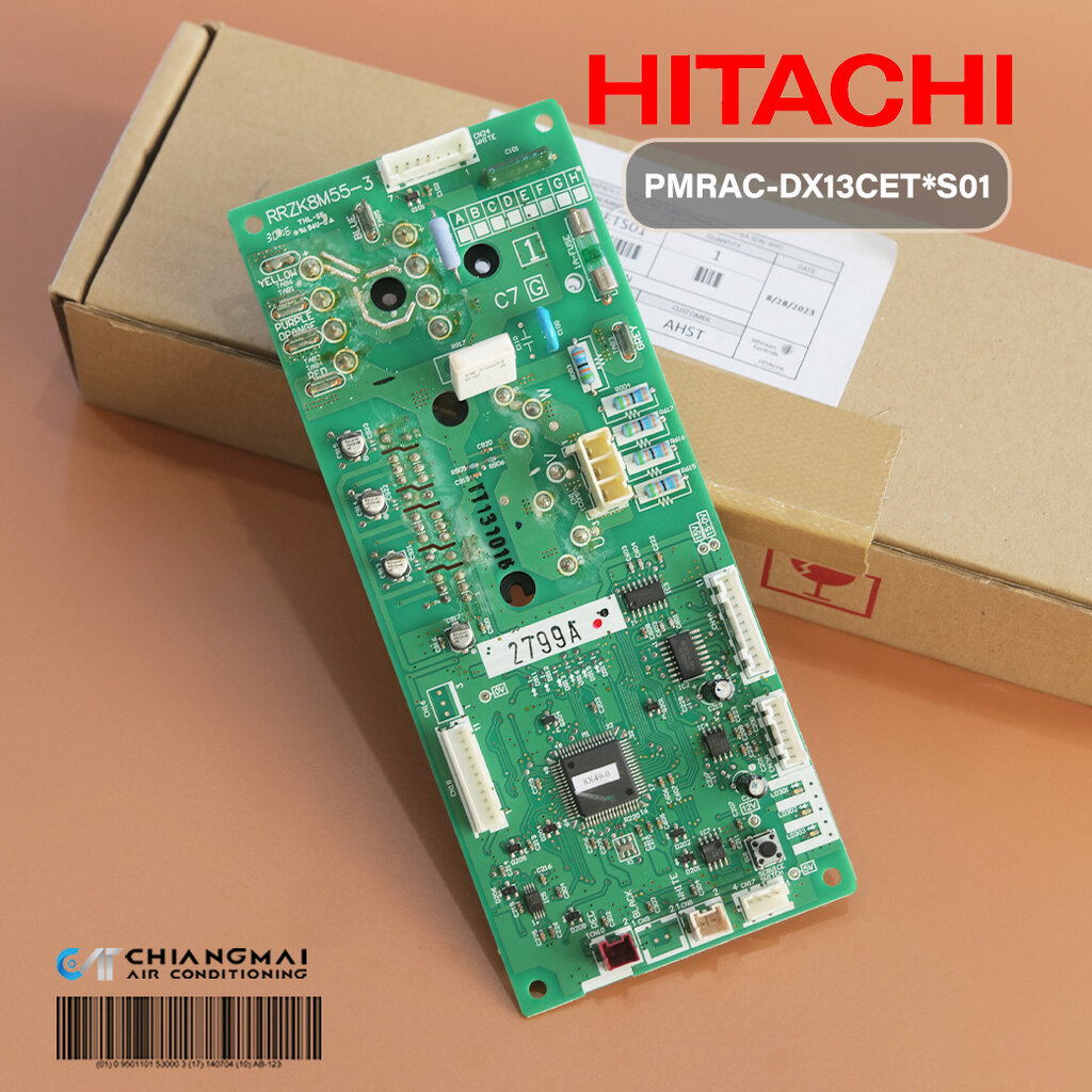 PMRAC-DX13CET*S01 แผงวงจรแอร์ Hitachi แผงบอร์ดแอร์ฮิตาชิ แผงบอร์ดคอยล์ร้อน (แท้ศูนย์)