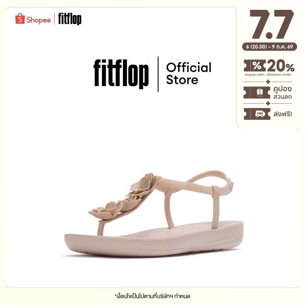 FITFLOP IQUSHION SPLASH FLOWER T-BAR รองเท้าแตะผู้หญิง รุ่น A6U-C53 สี PINK