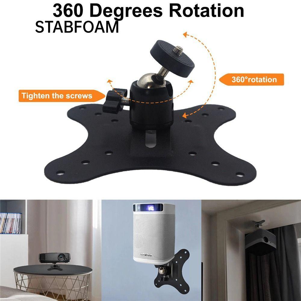 โปรเจคเตอร์ติดผนังเพดาน STABFOAM, ขายึดโปรเจคเตอร์ติดผนังอเนกประสงค์, 360° การหมุนพร้อมขาตั้งโปรเจคเ