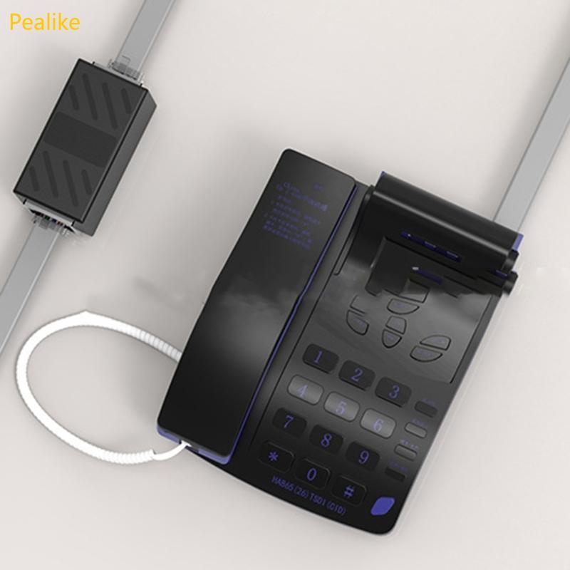 Pealike RJ-11 สายโทรศัพท์ Coupler Connector ซ็อกเก็ตอะแดปเตอร์ 6P6C 6P4C 6P2C Coupler