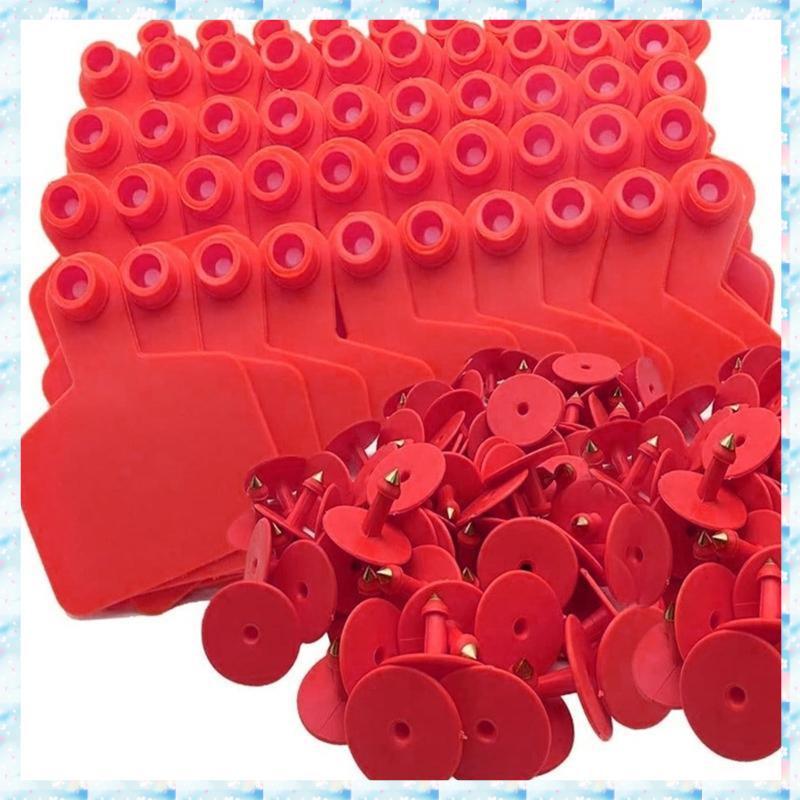 [RQMU] Simple to Writing Flex TPU Blank Identification Markers-Pack of 100 for Farm Animal Tags A