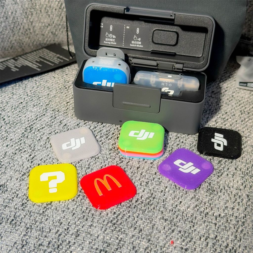 เหมาะสําหรับ DJI DJI Mic Mini 2 Multicolor Magnetic Front Cover Replacement Ultra-Thin Built-in Storage Box Cover case