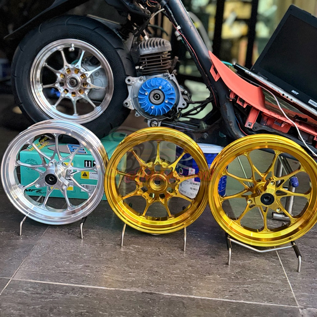 ล้อแม็ก CNC ตรงรุ่น Honda Dio-ZX ลาย CE28