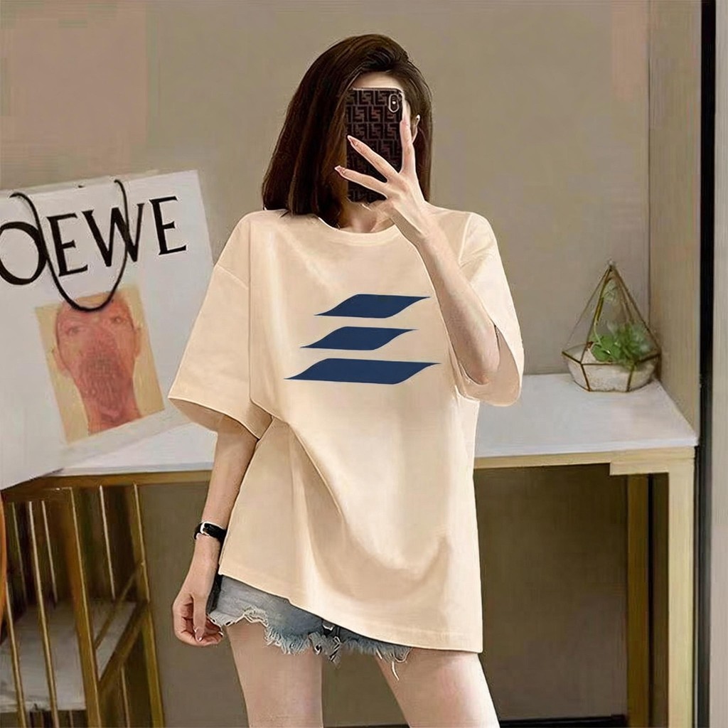 TEE·SHOP🍀เสื้อยืด oversize เสื้อเท่ๆ เกาหลี " Three Layer " เสื้อแฟชั่นใ เกาหลีสไตล์ พิมพ์ลาย ผ้านิ่มใส่สบาย S-3XL COD