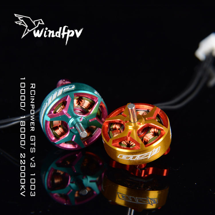 FPV Zhiying Power RCinpower GTS v3 1003 แข่งในร่มผ่านมอเตอร์มอเตอร์
