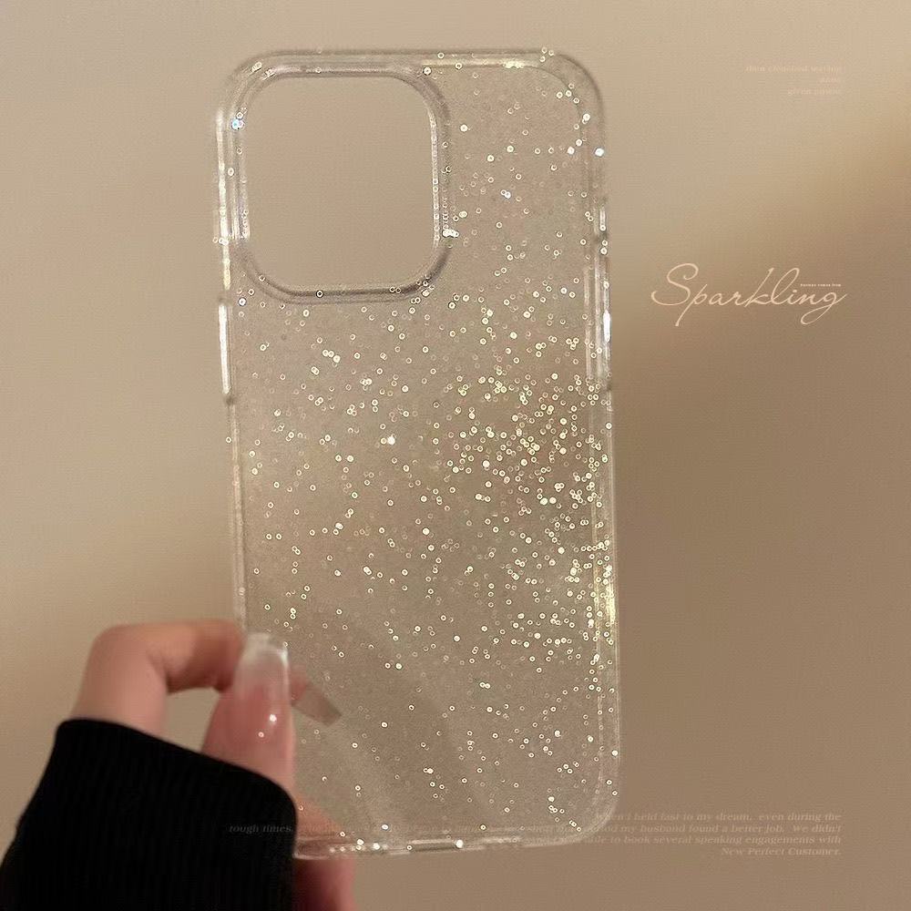 เคสโทรศัพท์เหมาะสําหรับOPPOโปร่งใสGlitter Soft Shellกันกระแทกรวมทุกอย่างเลนส์ป้องกันความสูงA5x 5G/A3